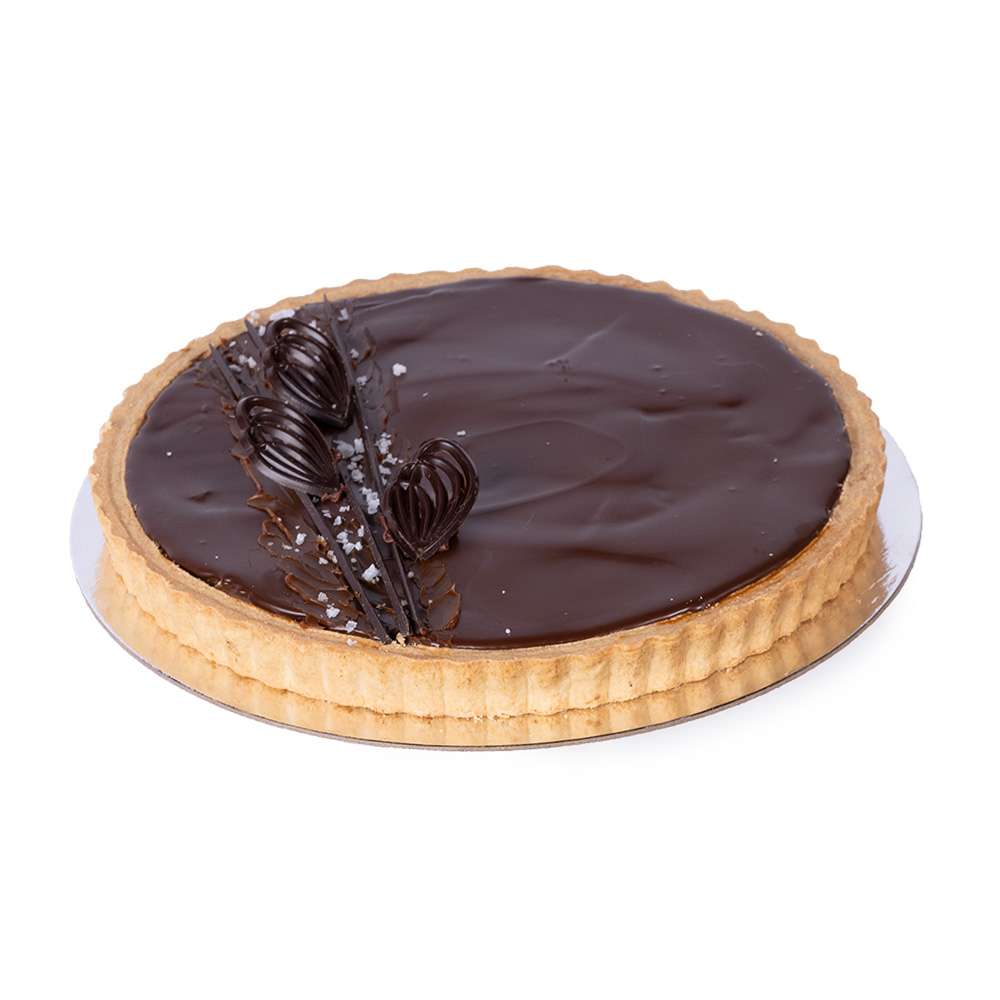 Salted Caramel Tart with Ganache